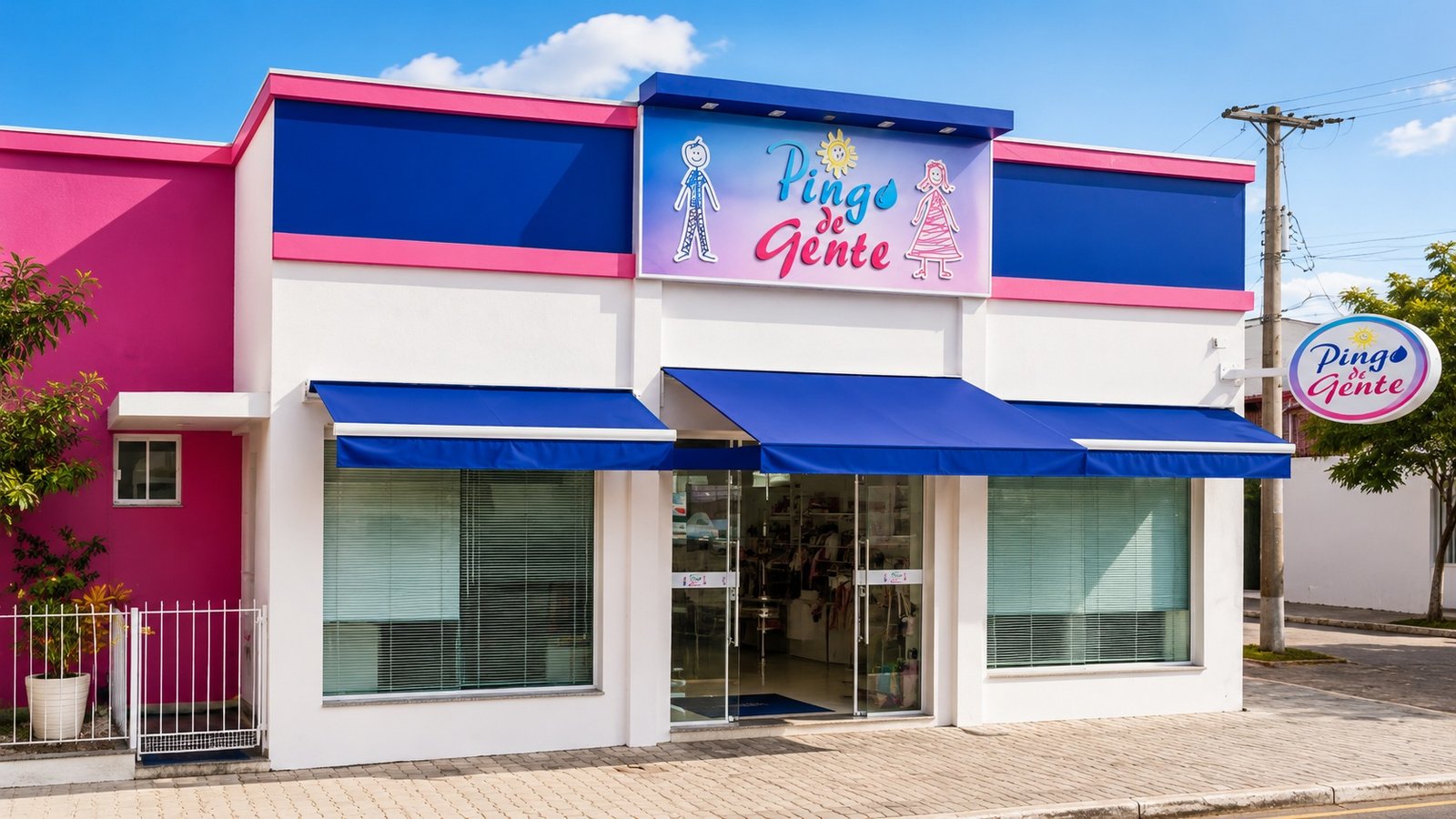 Fachada da Loja Pingo de Gente